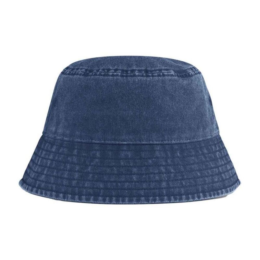 Beechfield Childrens/Kids Vintage Bucket Hat / Vintage Denim